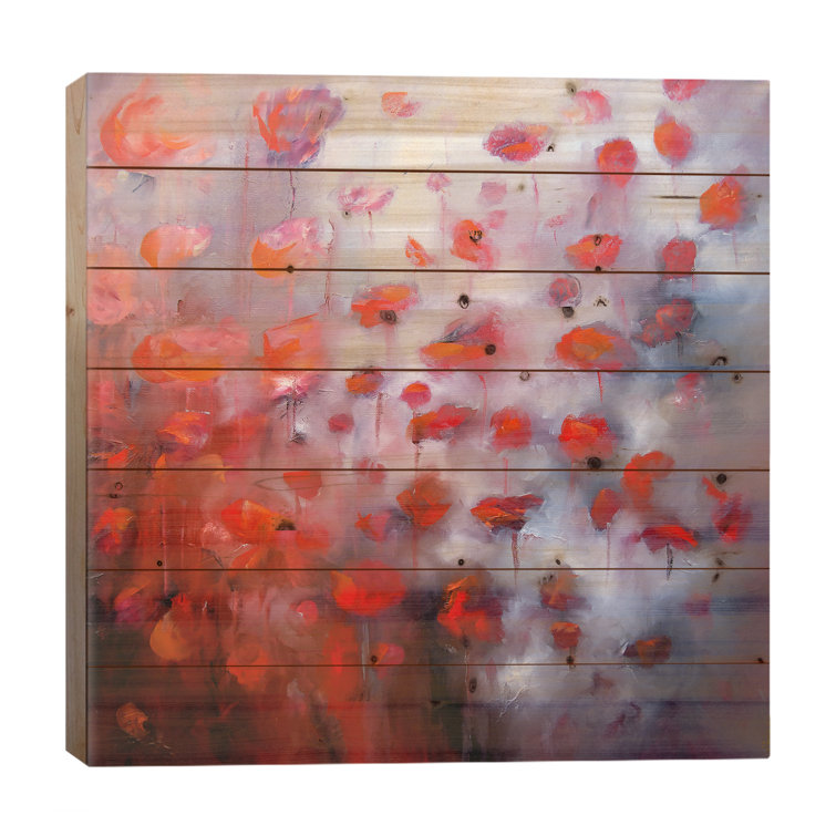 Ivy Bronx Petals In The Wind II On Wood by J.A Art Graphic Print